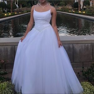 Ballgown Bright White Wedding Dress 
